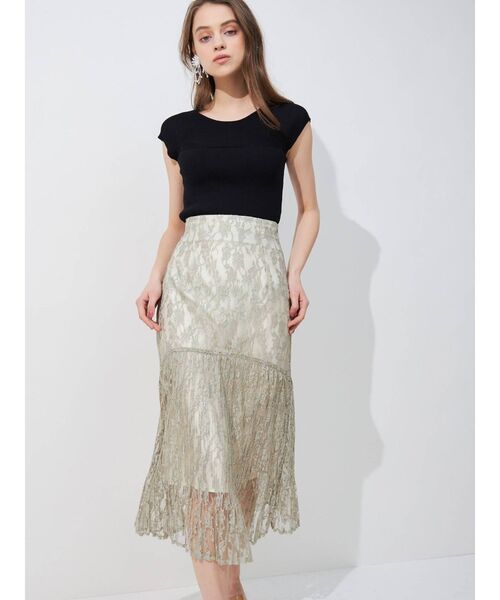 MERCURYDUO（マーキュリーデュオ）の「2WAYリボンコンパクトニット（ニット/セーター・レディース・オフホワイト/ブラック/ブルー/ラベンダー・FREE）」の10枚目の写真