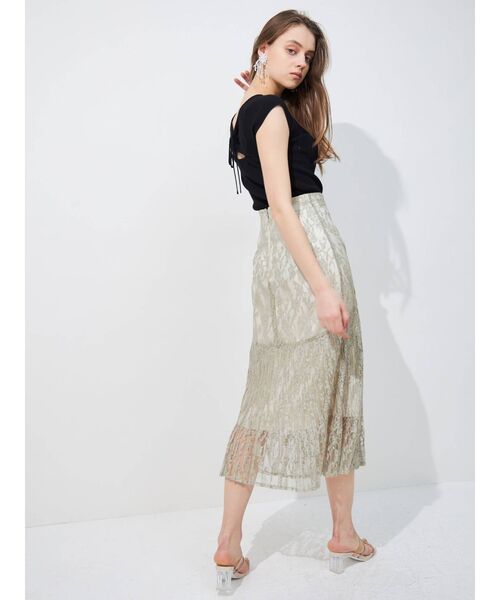 MERCURYDUO（マーキュリーデュオ）の「2WAYリボンコンパクトニット（ニット/セーター・レディース・オフホワイト/ブラック/ブルー/ラベンダー・FREE）」の11枚目の写真