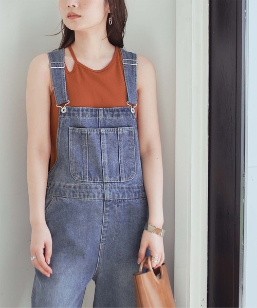 titivate（ティティベイト）の「ﾌﾞﾗｶｯﾌﾟ付きｱｼﾝﾒﾄﾘｰﾀﾝｸﾄｯﾌﾟ（タンクトップ・レディース・グリーン/キャメル/ブラック・S/M/L）」の17枚目の写真