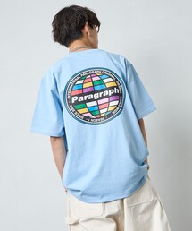 Paragraph | 【Paragraph/パラグラフ】PARAGRAPH サークルバックプリントTシャツ/NO.7/ユニセックス/プリントT/ビッグシルエット/オーバーサイズ(Tシャツ/カットソー)