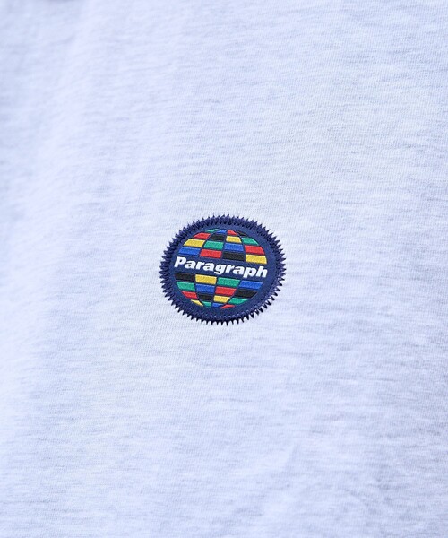 Paragraph（パラグラフ）の「【Paragraph/パラグラフ】PARAGRAPH サークルバックプリントTシャツ/NO.7/ユニセックス/プリントT/ビッグシルエット/オーバーサイズ（Tシャツ/カットソー・メンズ・チャコールグレー/ライトグレー/ネイビー/サックスブルー/ピンク/イエロー/ブルー/ホワイト/グリーン/ブラック・ﾌﾘ-）」の14枚目の写真