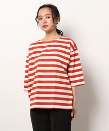 Samansa Mos2 | ボーダーTシャツ(Tシャツ/カットソー)