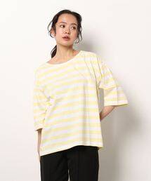 Samansa Mos2 | ボーダーTシャツ(Tシャツ/カットソー)