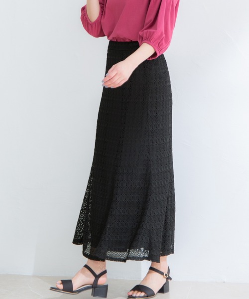 Honeys(ハニーズ)の「マーメイドスカート(スカート・レディース・ブラック/アイボリー/グリーン系その他/イエロー系その他・LL/S/M/L)」の16枚目の写真