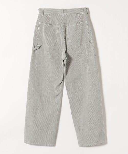 SHIPS any（シップス エニィ）の「SHIPS any:〈ウォッシャブル〉ヒッコリー カーゴ パンツ◇（カーゴパンツ・レディース・ブラック・38/36）」の7枚目の写真