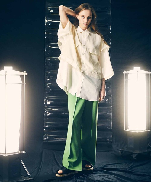 MAISON SPECIAL（メゾンスペシャル）の「《ユニセックスアイテム》【SPECIAL SHOES FACTORY コラボ】東京産タンクソールジュートダブルクロスサンダル 【MAISON SPECIAL/メゾンスペシャル】（サンダル・メンズ・ブラック/ホワイト・25.5/26.5/27.5/23.5/24.5）」の12枚目の写真