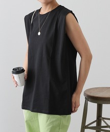 COLONY 2139 | スムース天竺タックショルダーノースリーブT(Tシャツ/カットソー)