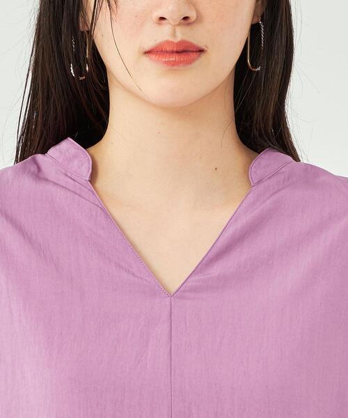 green label relaxing（グリーンレーベルリラクシング）の「＜ VERY × green label relaxing ＞マーメイドライン スキッパー ワンピース（ワンピース・レディース・ベージュ/ブラック/ライラック・FREE）」の18枚目の写真