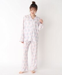 【国内即発】プリント柄パジャマ Laura Ashley Amazon | [ ローラアシュレイ ] パジャマ(セット) 【収納袋付き