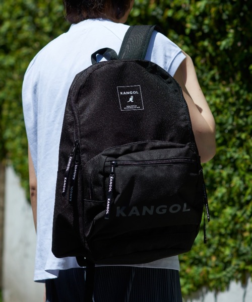 KANGOL（カンゴール）の「【KANGOL】スーベニアロゴデイパック KGSA-BG00235 ※（バックパック/リュック・レディース・ベージュ/ブラック/ホワイト/ブラック系その他2・FREE）」の19枚目の写真