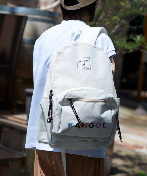 KANGOL（カンゴール）の「【KANGOL】スーベニアロゴデイパック KGSA-BG00235 ※（バックパック/リュック・レディース・ベージュ/ブラック/ホワイト/ブラック系その他2・FREE）」の20枚目の写真