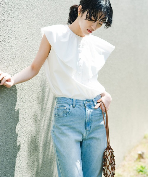 haco!(ハコ)の「これさえあれば大人に不足しがちな華と旬を補える!?衿がかわいいお手入れ楽ちんブラウス by que made me(シャツ/ブラウス・レディース・ホワイト/ブラック・SMALL/MEDIUM/LARGE/X-LARGE)」の10枚目の写真