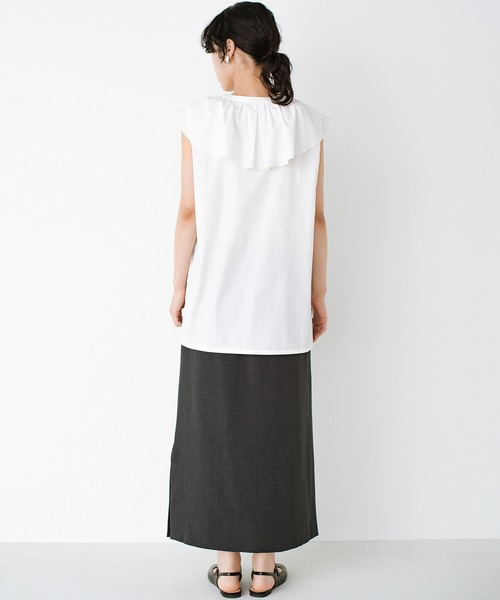 haco!(ハコ)の「これさえあれば大人に不足しがちな華と旬を補える!?衿がかわいいお手入れ楽ちんブラウス by que made me(シャツ/ブラウス・レディース・ホワイト/ブラック・SMALL/MEDIUM/LARGE/X-LARGE)」の21枚目の写真