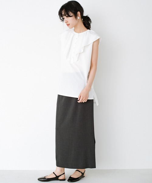 haco!(ハコ)の「これさえあれば大人に不足しがちな華と旬を補える!?衿がかわいいお手入れ楽ちんブラウス by que made me(シャツ/ブラウス・レディース・ホワイト/ブラック・SMALL/MEDIUM/LARGE/X-LARGE)」の19枚目の写真