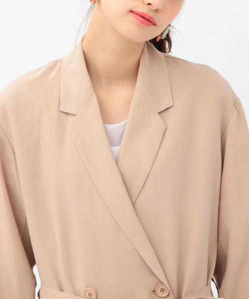 Another Edition（アナザーエディション）の「ライトチェスターコート(ベージュ)/AEBC TEN  LIGHT CT BG◆（チェスターコート・レディース・ベージュ・ﾌﾘ-）」の6枚目の写真