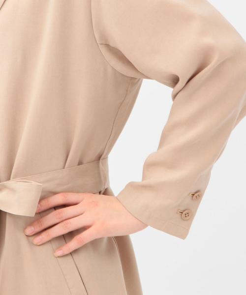 Another Edition（アナザーエディション）の「ライトチェスターコート(ベージュ)/AEBC TEN  LIGHT CT BG◆（チェスターコート・レディース・ベージュ・ﾌﾘ-）」の7枚目の写真