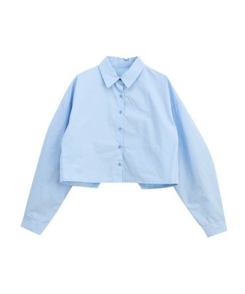 セール】バックデザインクロップドシャツ（ai select）/ デザイン