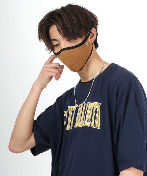 Carhartt(カーハート)の「carhartt(カーハート)Cotton Blend Ear Loop Face Mask/布マスク(マスク・メンズ・グレー/ブラウン/ブラック・FREE)」の7枚目の写真