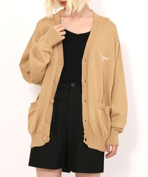 PUNYUS | ワンポイントロゴカーディガン(カーディガン/ボレロ)