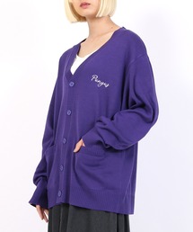 PUNYUS | ワンポイントロゴカーディガン(カーディガン/ボレロ)