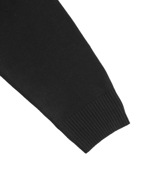 PUNYUS（プニュズ）の「ワンポイントロゴカーディガン（カーディガン/ボレロ・レディース・ブラック/グレー/グリーン/ベージュ/パープル/カーキ・2/1/4/3）」の11枚目の写真