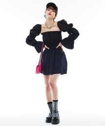Narcissus | 【Narcissus WEBSTORE 限定商品】パフリボンワンピース(シャツワンピース)
