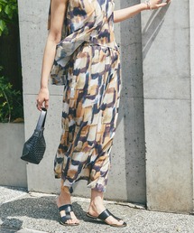 RIVE DROITE | オンブレブロックストレートスカート(スカート)