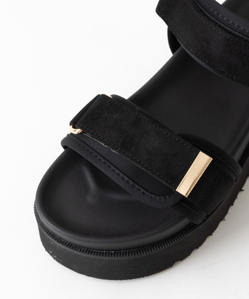 Au BANNISTER（オゥバニスター）の「【販売店舗限定】フットベッドスポーツサンダル（サンダル・レディース・ピンクベージュ/ブラック/ホワイト・L/S/M）」の12枚目の写真