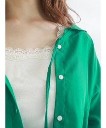 ehka sopo | スクエアレースタンクトップ(タンクトップ)