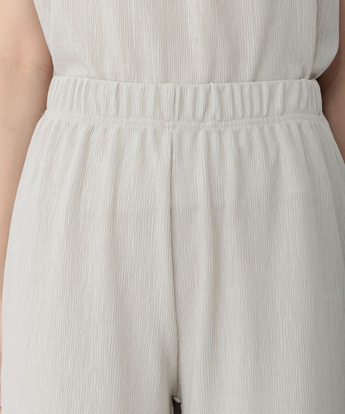 mysty woman(ミスティウーマン)の「楊柳ビスチェ×ワイドパンツ 287706(セットアップ・レディース・チャコールグレー/ブラック/オレンジ/グレー系その他・FREE)」の8枚目の写真