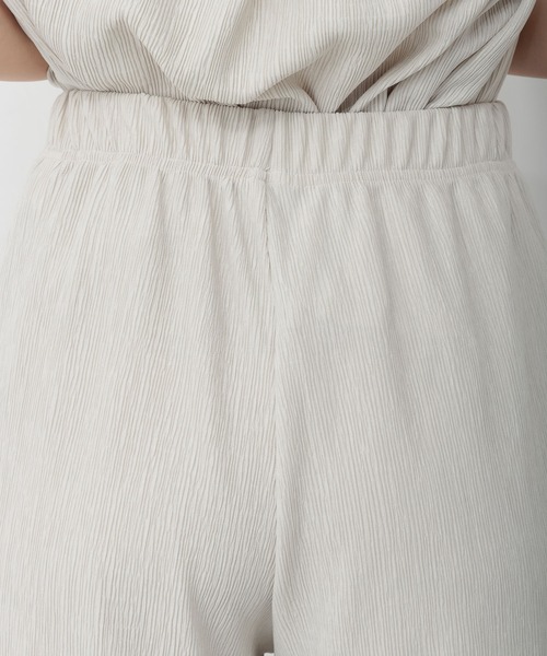 mysty woman(ミスティウーマン)の「楊柳ビスチェ×ワイドパンツ 287706(セットアップ・レディース・チャコールグレー/ブラック/オレンジ/グレー系その他・FREE)」の13枚目の写真