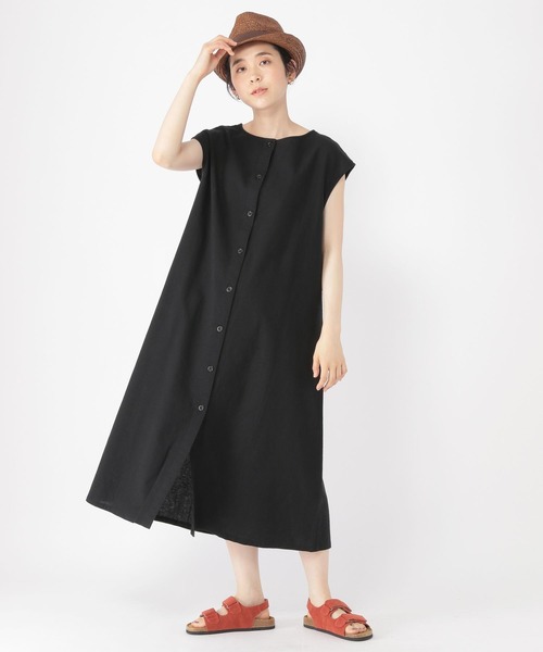 studio CLIP（スタディオクリップ）の「フレンチスリーブベストワンピース（ワンピース・レディース・アイボリー/スモーク・FREE）」の9枚目の写真