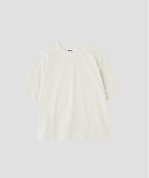 MHL.(エムエイチエル)の「GARMENT DYE DRY JERSEY(Tシャツ/カットソー・メンズ・ブラック/ホワイト系その他3/グレー系その他7・MEDIUM/LARGE)」の6枚目の写真