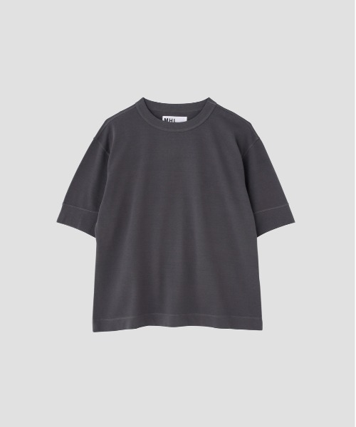 MHL.(エムエイチエル)の「GARMENT DYE DRY JERSEY(Tシャツ/カットソー・メンズ・ブラック/ホワイト系その他3/グレー系その他7・MEDIUM/LARGE)」の11枚目の写真