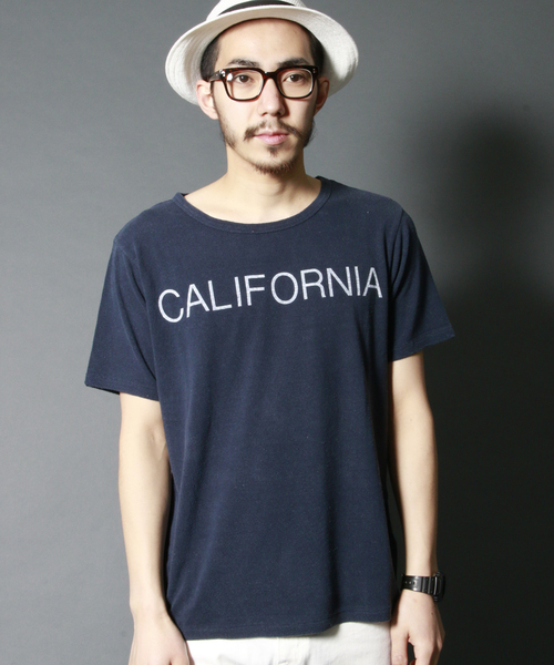 AMERICAN RAG CIE（アメリカンラグシー）の「AMERICAN RAG CIE シルク100%Ｔシャツ「CARIFORNIA」（Tシャツ/カットソー・メンズ・オフホワイト/ネイビー/ピンク・2/1/3）」の17枚目の写真