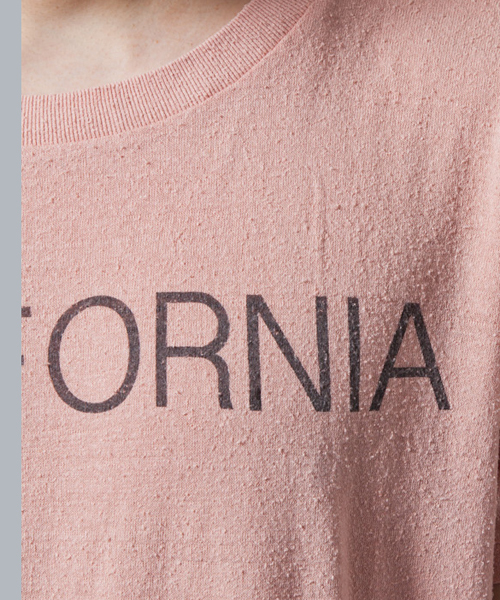 AMERICAN RAG CIE（アメリカンラグシー）の「AMERICAN RAG CIE シルク100%Ｔシャツ「CARIFORNIA」（Tシャツ/カットソー・メンズ・オフホワイト/ネイビー/ピンク・2/1/3）」の20枚目の写真