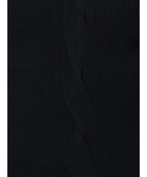 LAGUNAMOON(ラグナムーン)の「カットアウトケーブルニットプルオーバー(ニット/セーター・レディース・アイボリー/ブラック/グリーン/パープル・FREE)」の12枚目の写真