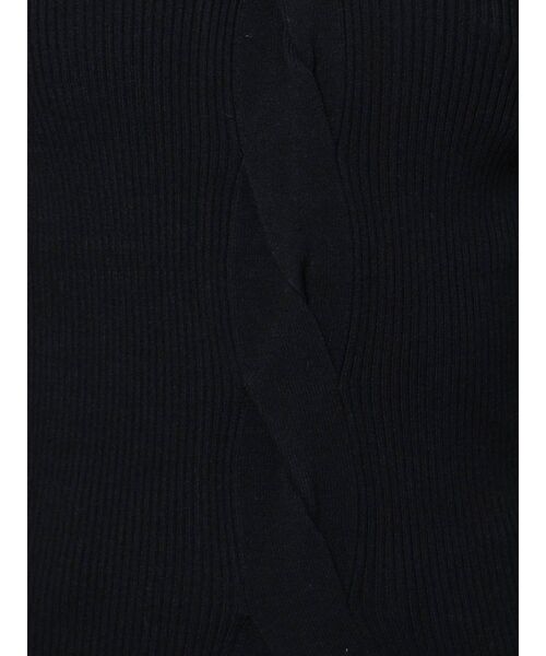 LAGUNAMOON(ラグナムーン)の「カットアウトケーブルニットプルオーバー(ニット/セーター・レディース・アイボリー/ブラック/グリーン/パープル・FREE)」の6枚目の写真