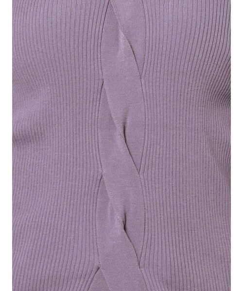 LAGUNAMOON(ラグナムーン)の「カットアウトケーブルニットプルオーバー(ニット/セーター・レディース・アイボリー/ブラック/グリーン/パープル・FREE)」の10枚目の写真