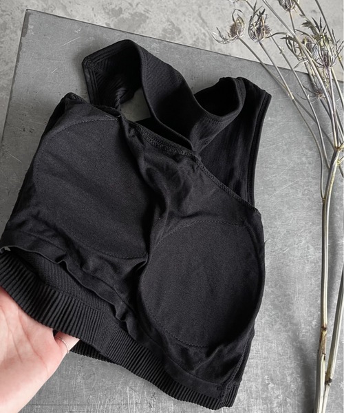 Solace（ソレイス）の「カットオープンベアタンク（タンクトップ・レディース・ホワイト/ブラック・FREE）」の11枚目の写真