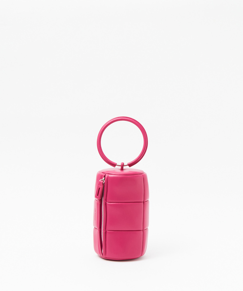 ADD CULUMN（アドカラム）の「【ADD CULUMN】ドラム型ショルダー（ショルダーバッグ・レディース・ピンク/ブラック・フリー）」の4枚目の写真