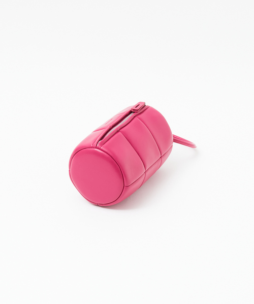 ADD CULUMN（アドカラム）の「【ADD CULUMN】ドラム型ショルダー（ショルダーバッグ・レディース・ピンク/ブラック・フリー）」の7枚目の写真