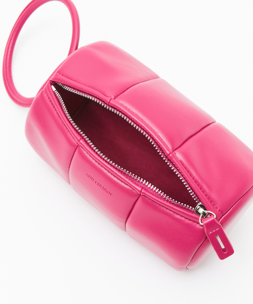 ADD CULUMN（アドカラム）の「【ADD CULUMN】ドラム型ショルダー（ショルダーバッグ・レディース・ピンク/ブラック・フリー）」の11枚目の写真