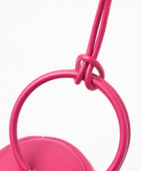 ADD CULUMN（アドカラム）の「【ADD CULUMN】ドラム型ショルダー（ショルダーバッグ・レディース・ピンク/ブラック・フリー）」の13枚目の写真