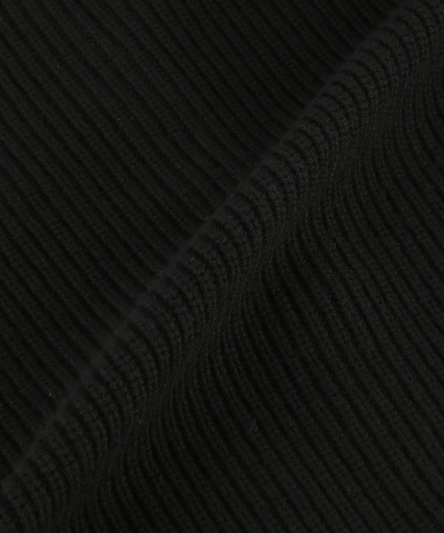 ADAM ET ROPE'（アダムエロペ）の「ウォッシャブルウール畦カーディガン（カーディガン/ボレロ・レディース・ホワイト/ブラック/イエロー・FREE）」の6枚目の写真