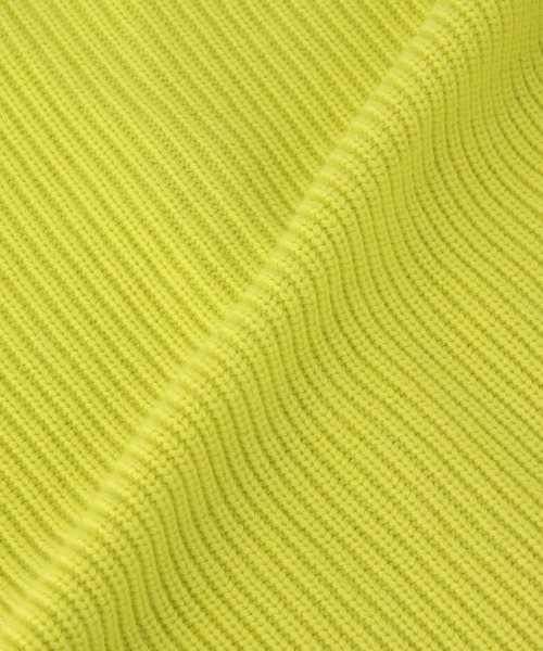 ADAM ET ROPE'（アダムエロペ）の「ウォッシャブルウール畦カーディガン（カーディガン/ボレロ・レディース・ホワイト/ブラック/イエロー・FREE）」の7枚目の写真