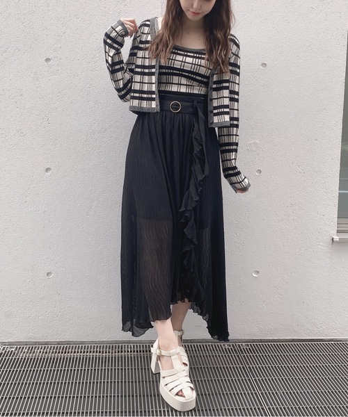 TORTE（トルテ）の「ワッシャープリーツスカート（スカート・レディース・ホワイト系その他/ライトグリーン/ベージュ系その他/ブラック・FREE）」の15枚目の写真