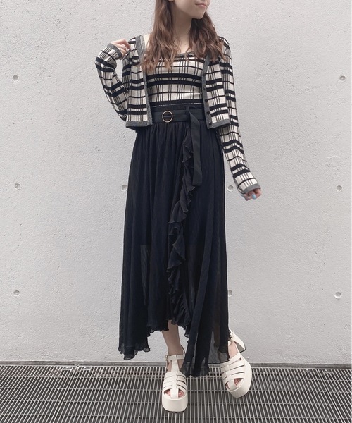 TORTE（トルテ）の「ワッシャープリーツスカート（スカート・レディース・ホワイト系その他/ライトグリーン/ベージュ系その他/ブラック・FREE）」の16枚目の写真