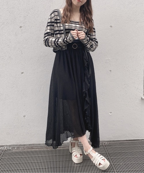 TORTE（トルテ）の「ワッシャープリーツスカート（スカート・レディース・ホワイト系その他/ライトグリーン/ベージュ系その他/ブラック・FREE）」の17枚目の写真