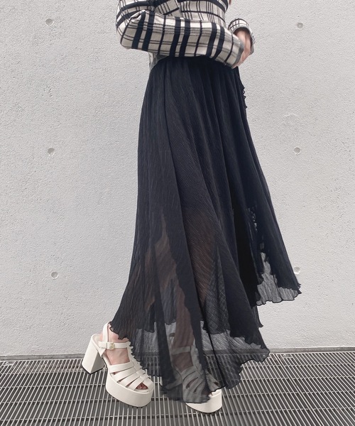 TORTE（トルテ）の「ワッシャープリーツスカート（スカート・レディース・ホワイト系その他/ライトグリーン/ベージュ系その他/ブラック・FREE）」の21枚目の写真